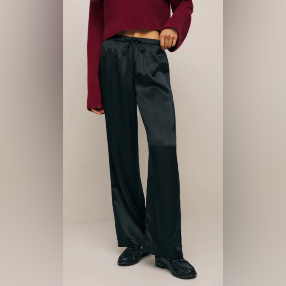 Reformation Olina Silk Pant